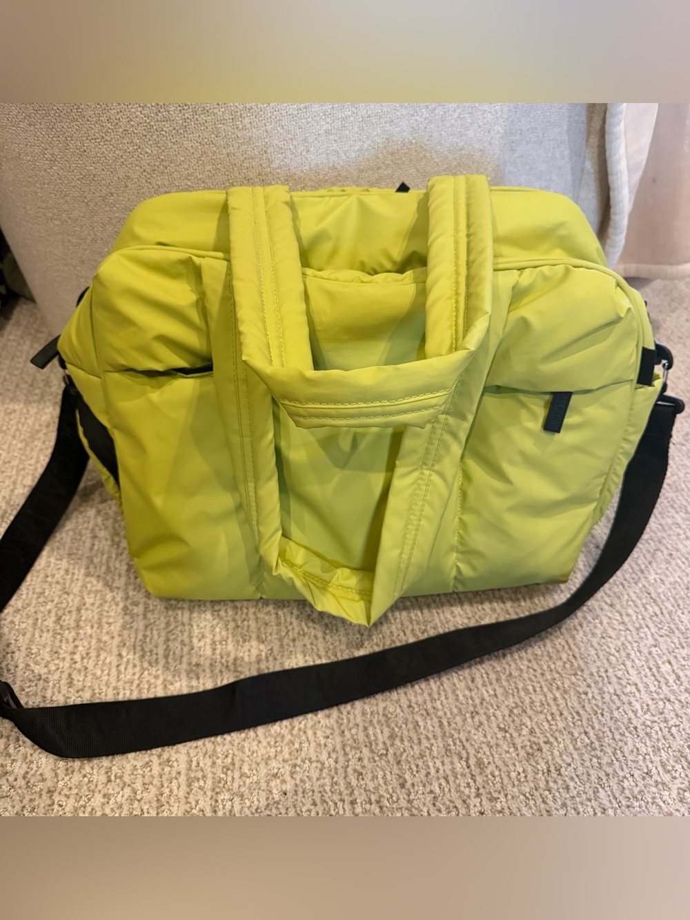 Calpak Luka Duffle in Celery - Picture 2 of 6